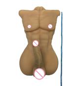 Half Body Torso Male Sex Doll With Big Dildo Sex Toy For Masturbation from Automatic Woman